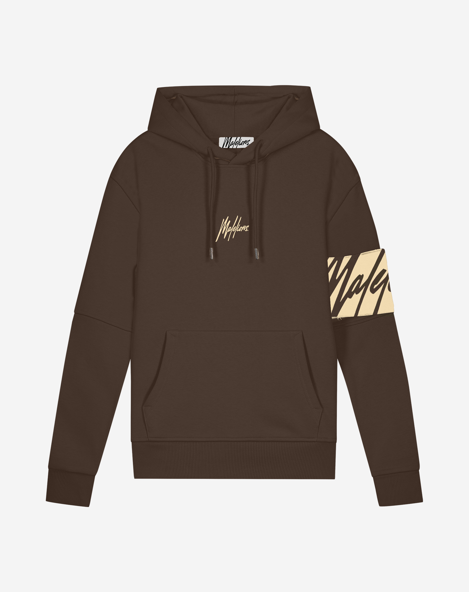 Malelions Dames Captain Hoodie Bruin - Taupe