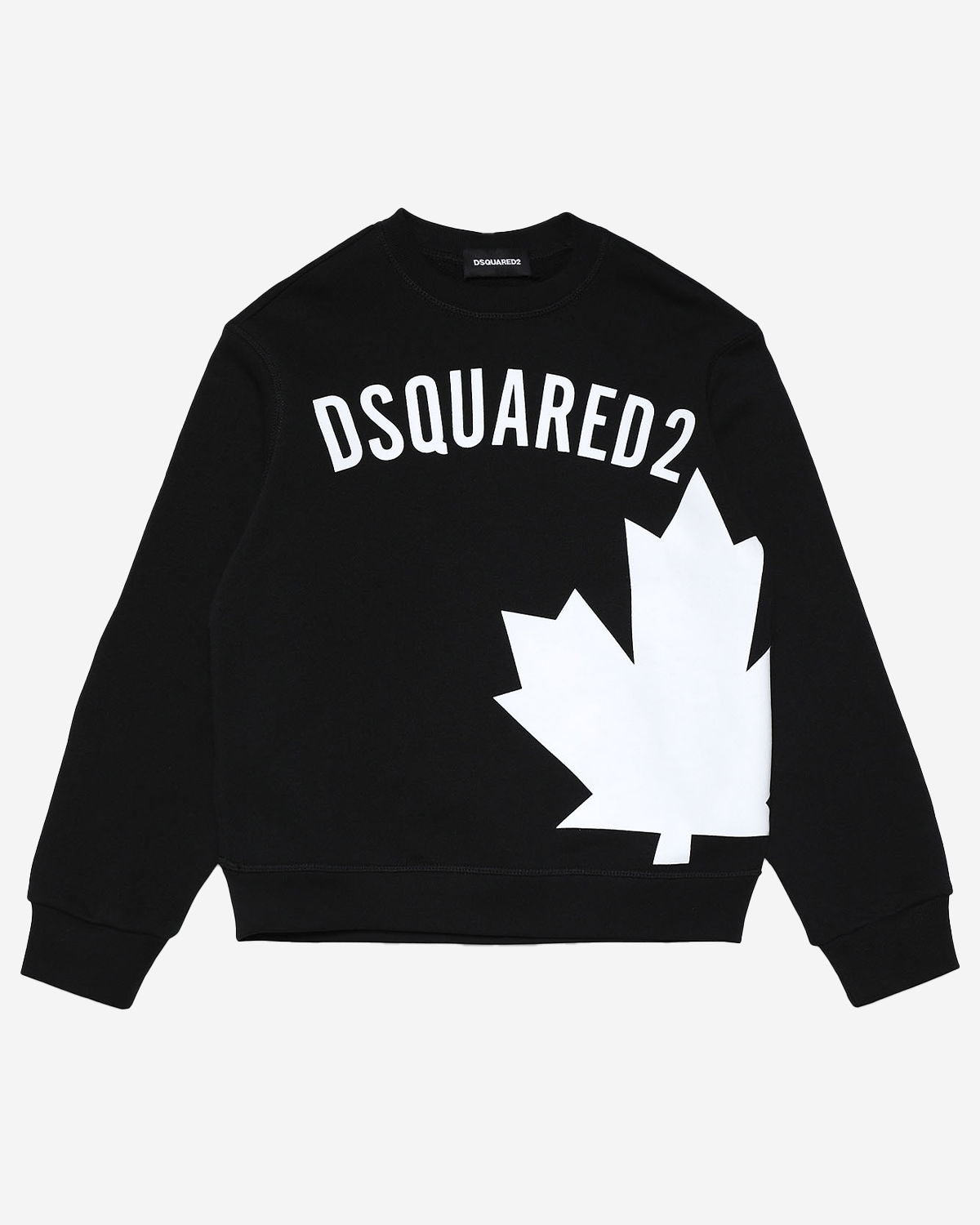 Dsquared2 Junior Logo Flag Sweater Zwart
