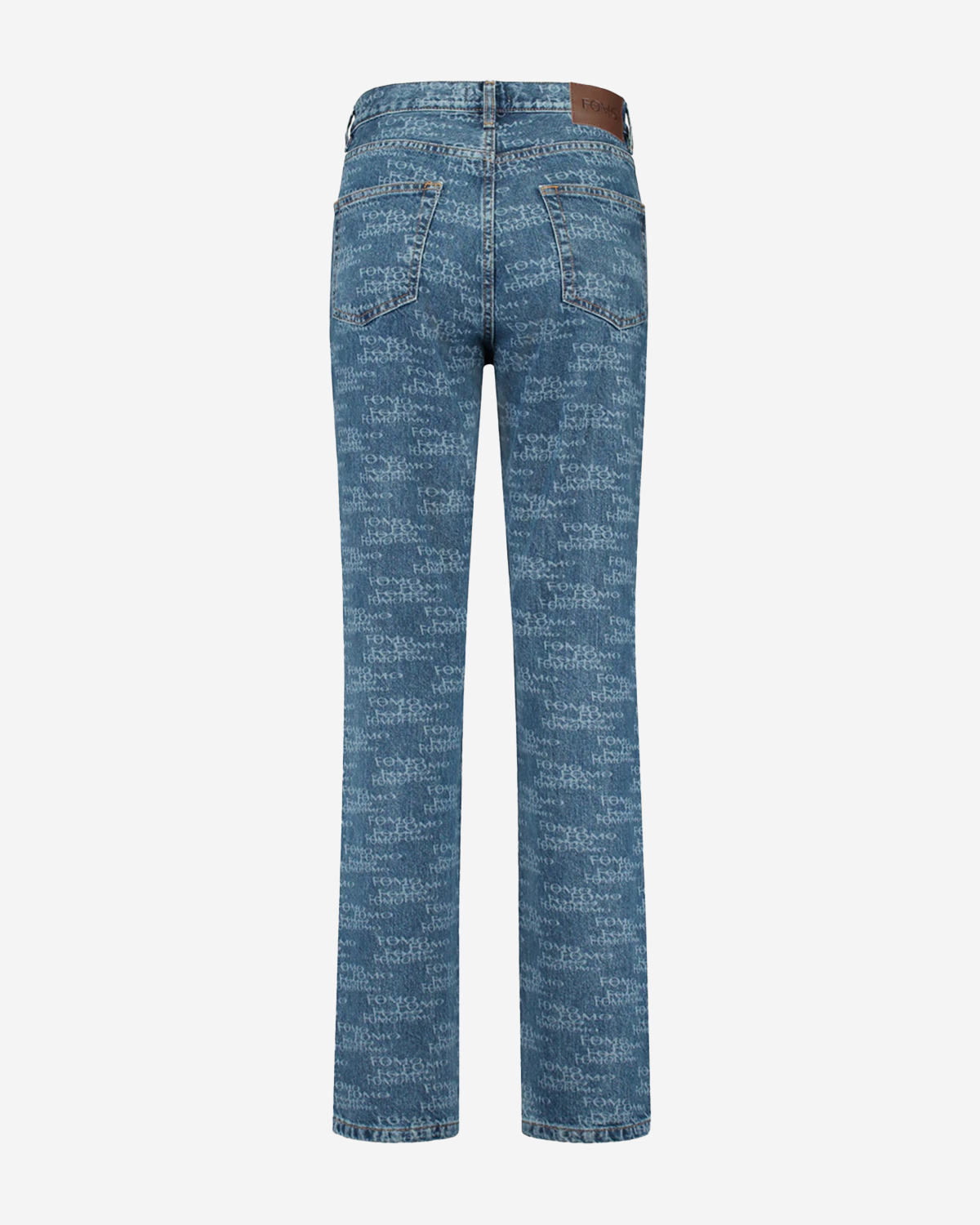 FO-MO Straight Leg Jeans Brooklyn Blauw