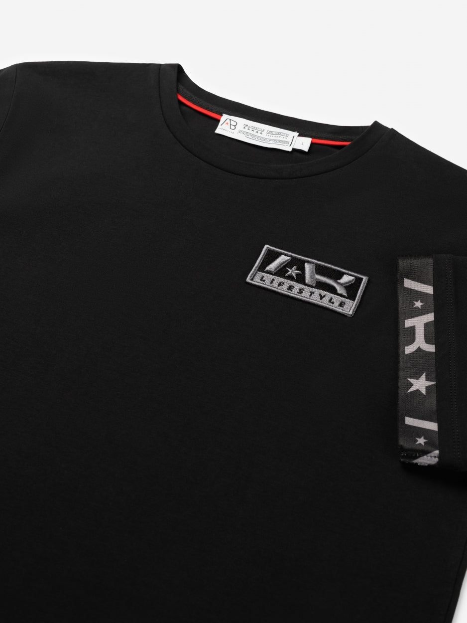 AB Lifestyle Flag T-Shirt Jet Black