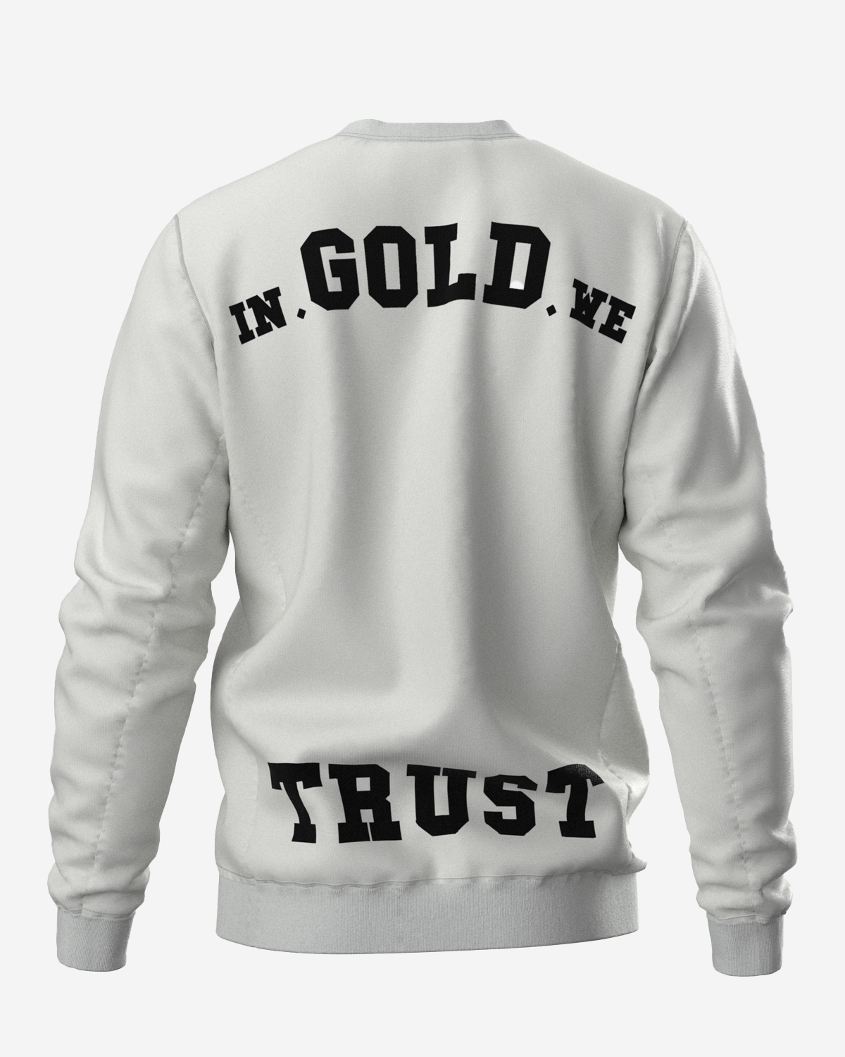 In Gold We Trust Sweater The Slim Blanc De Blanc