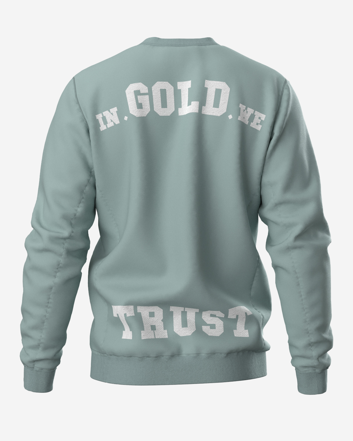 In Gold We Trust Sweater The Slim Blue Haze