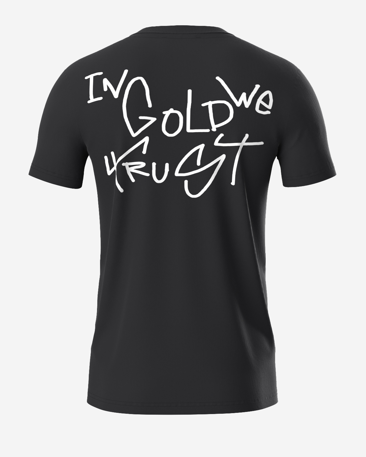 In Gold We Trust T-shirt The Koston Slim Fit Zwart