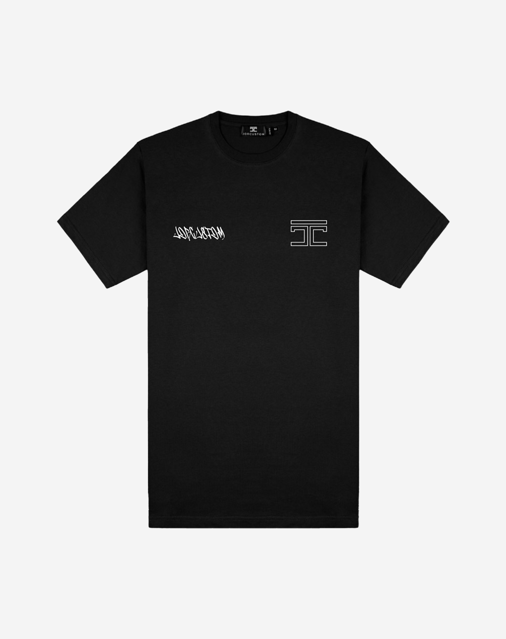 Jorcustom Price Slim Fit T-shirt Zwart
