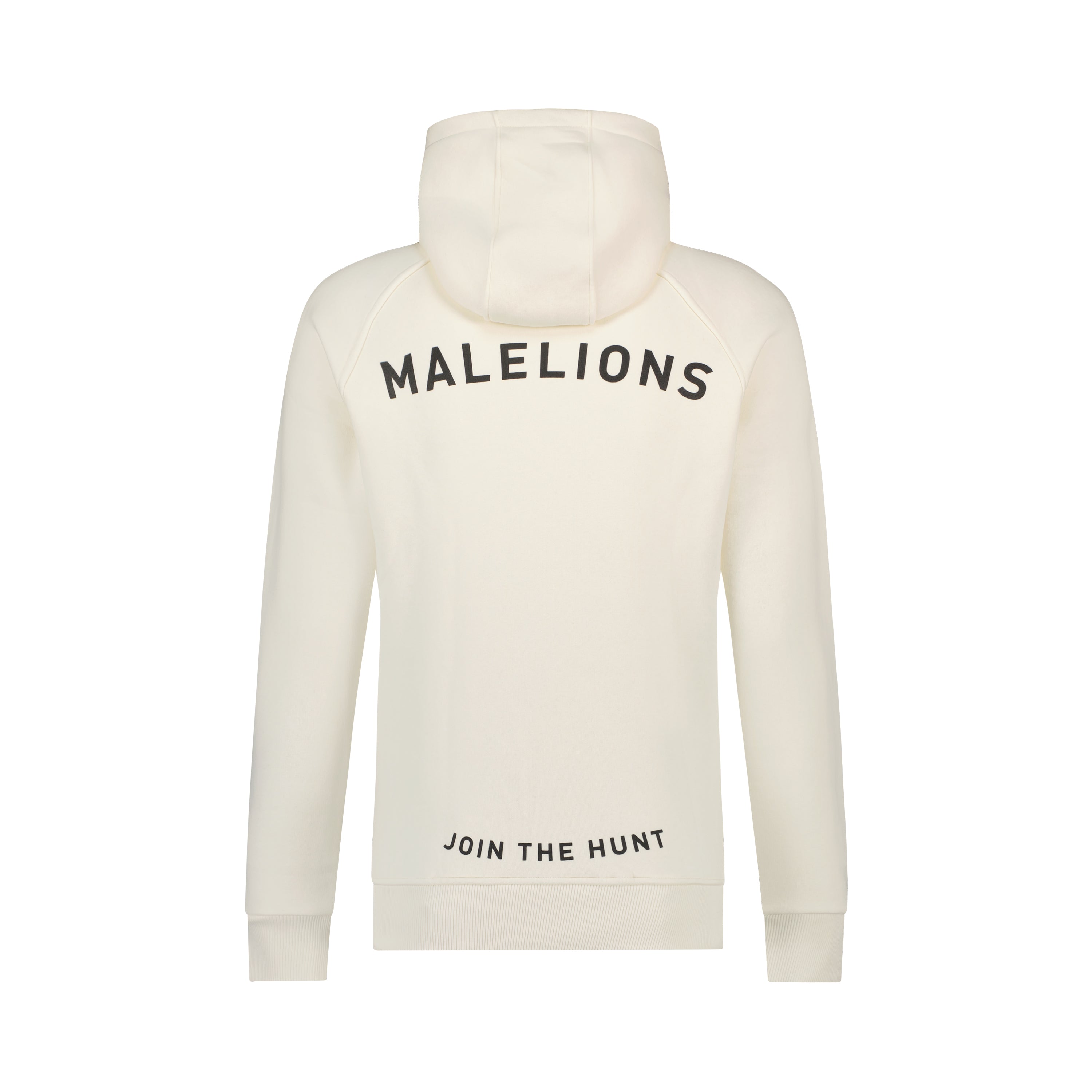 Malelions Half Zip Hoodie Wit - Off White