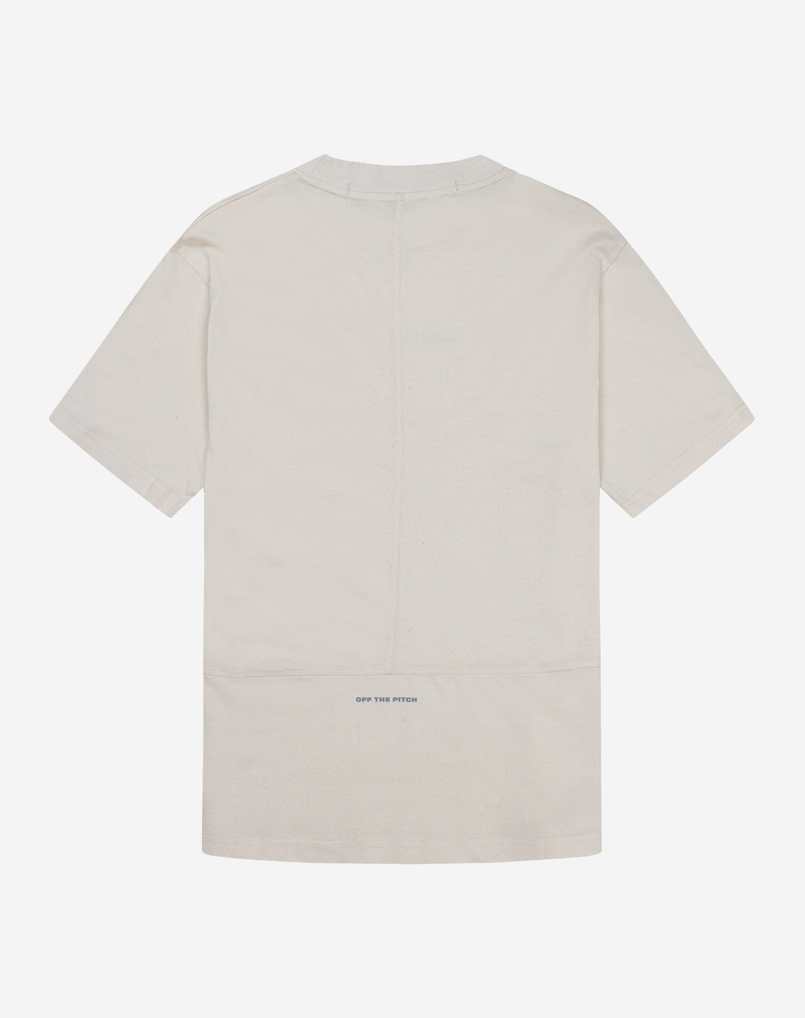 Off The Pitch Loose Overlock Loose Fit T-shirt Creme