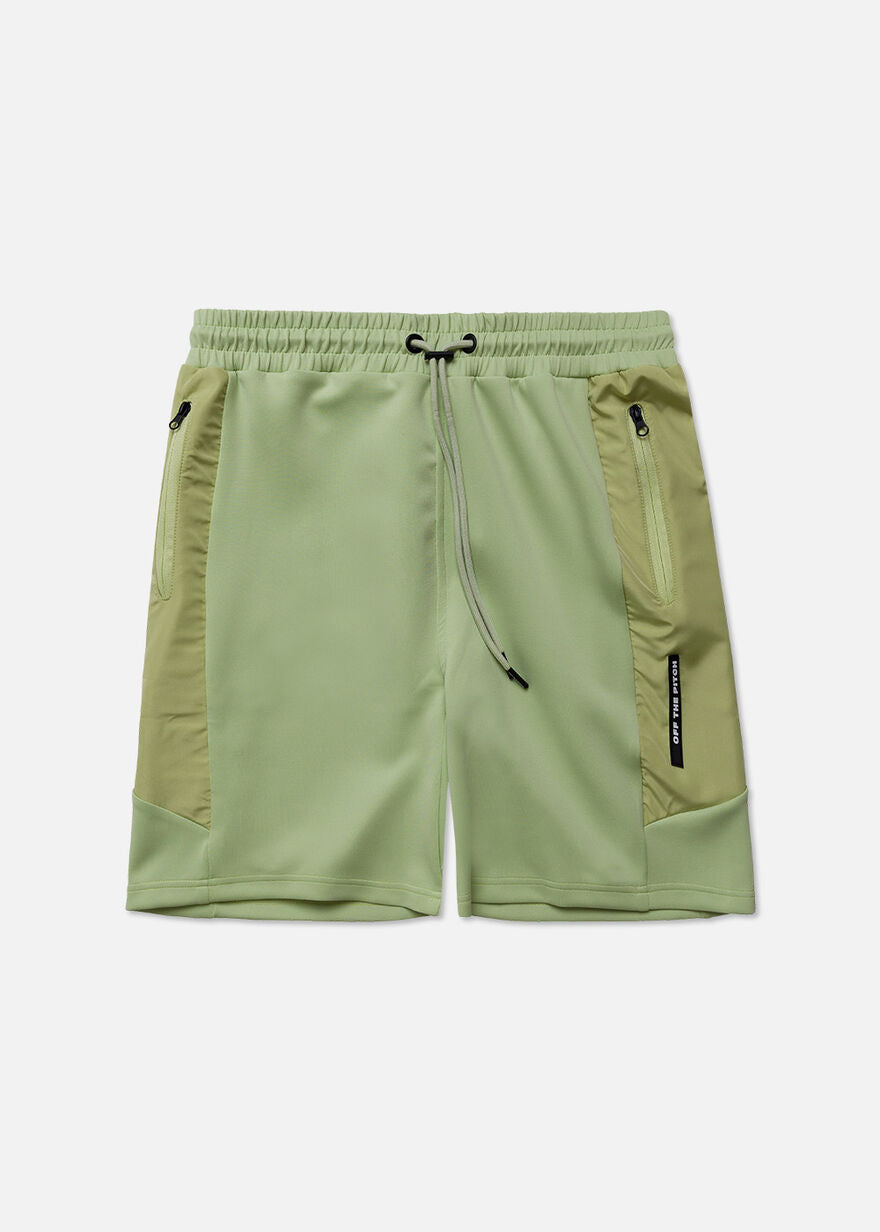 Off The Pitch Porto Track Short Butterfly Lime