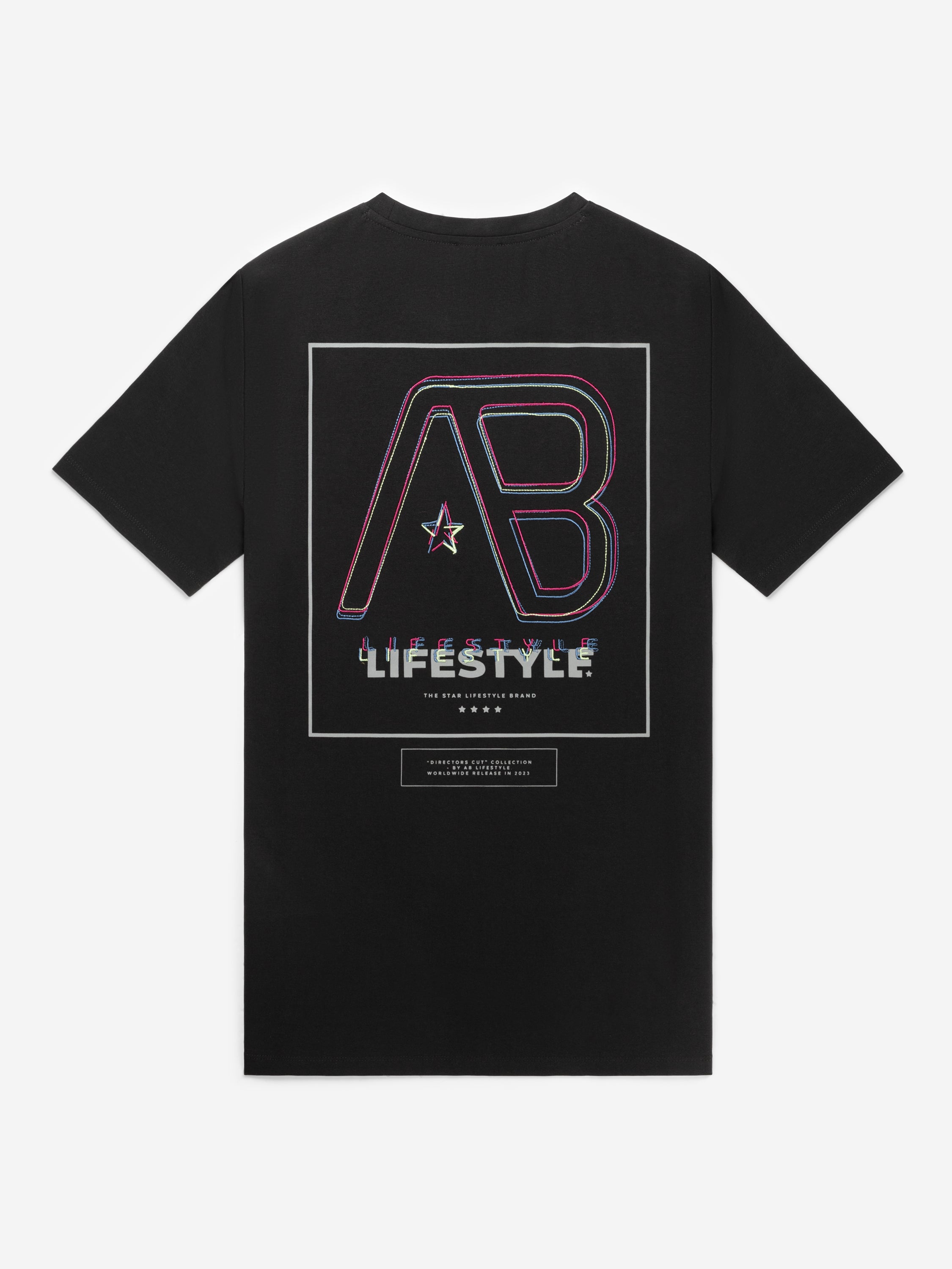 AB Lifestyle RGB T-shirt Zwart