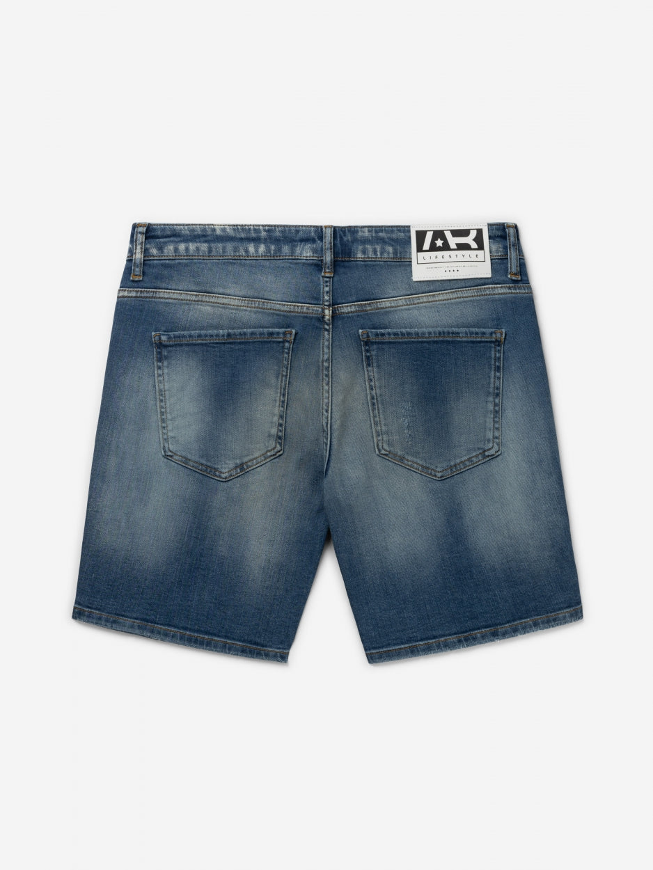 AB Lifestyle Short Denim Jeans licht Blauw