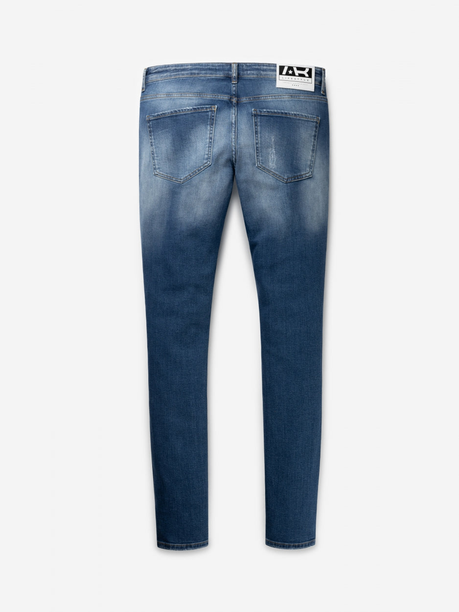 AB Lifestyle Slim Denim Jeans licht Blauw