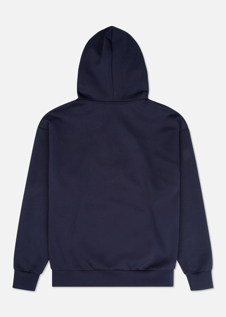 Off The Pitch The Soul Halfzip Hood Blauw