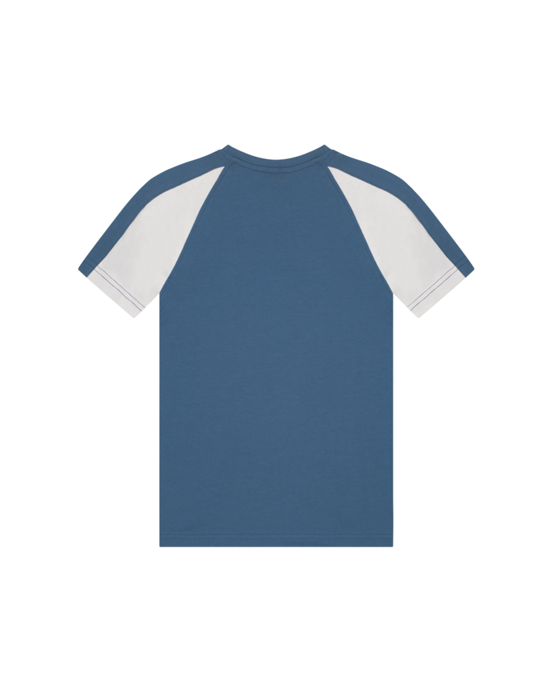Malelions Junior Sport Striker T-shirt Donker Blauw - Grijs