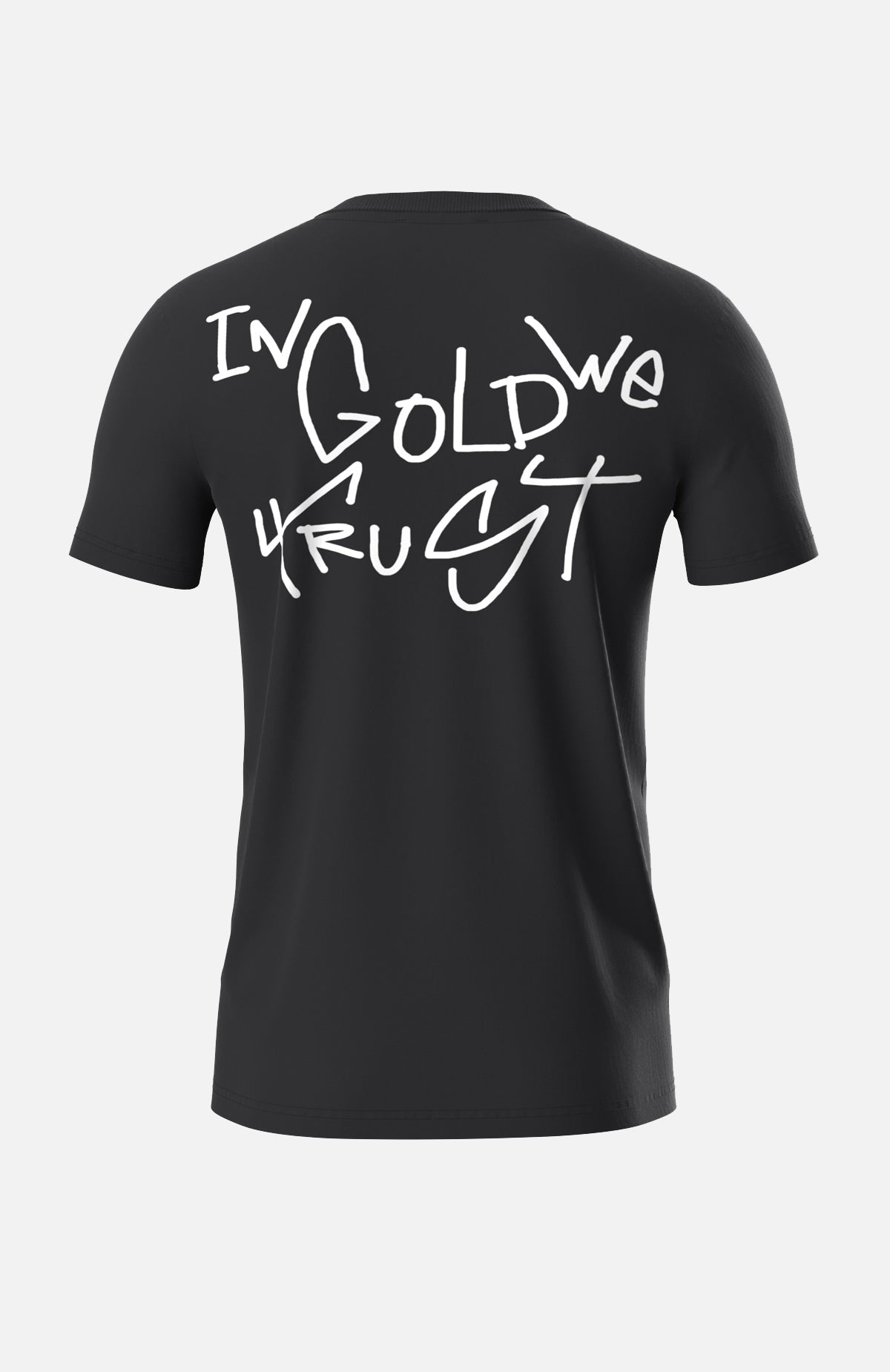 In Gold We Trust Junior T-shirt The Coston Zwart