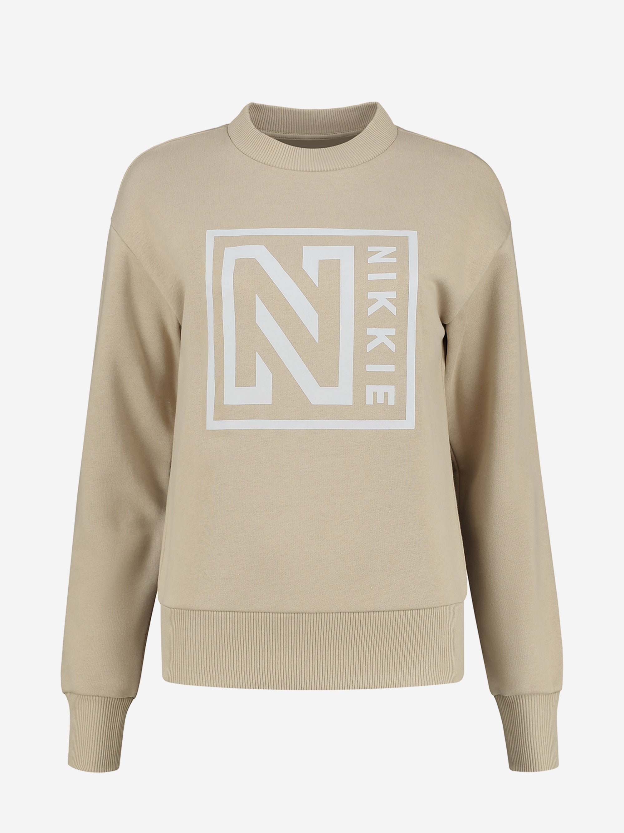 Nikkie Mono Logo Sweater Nougat