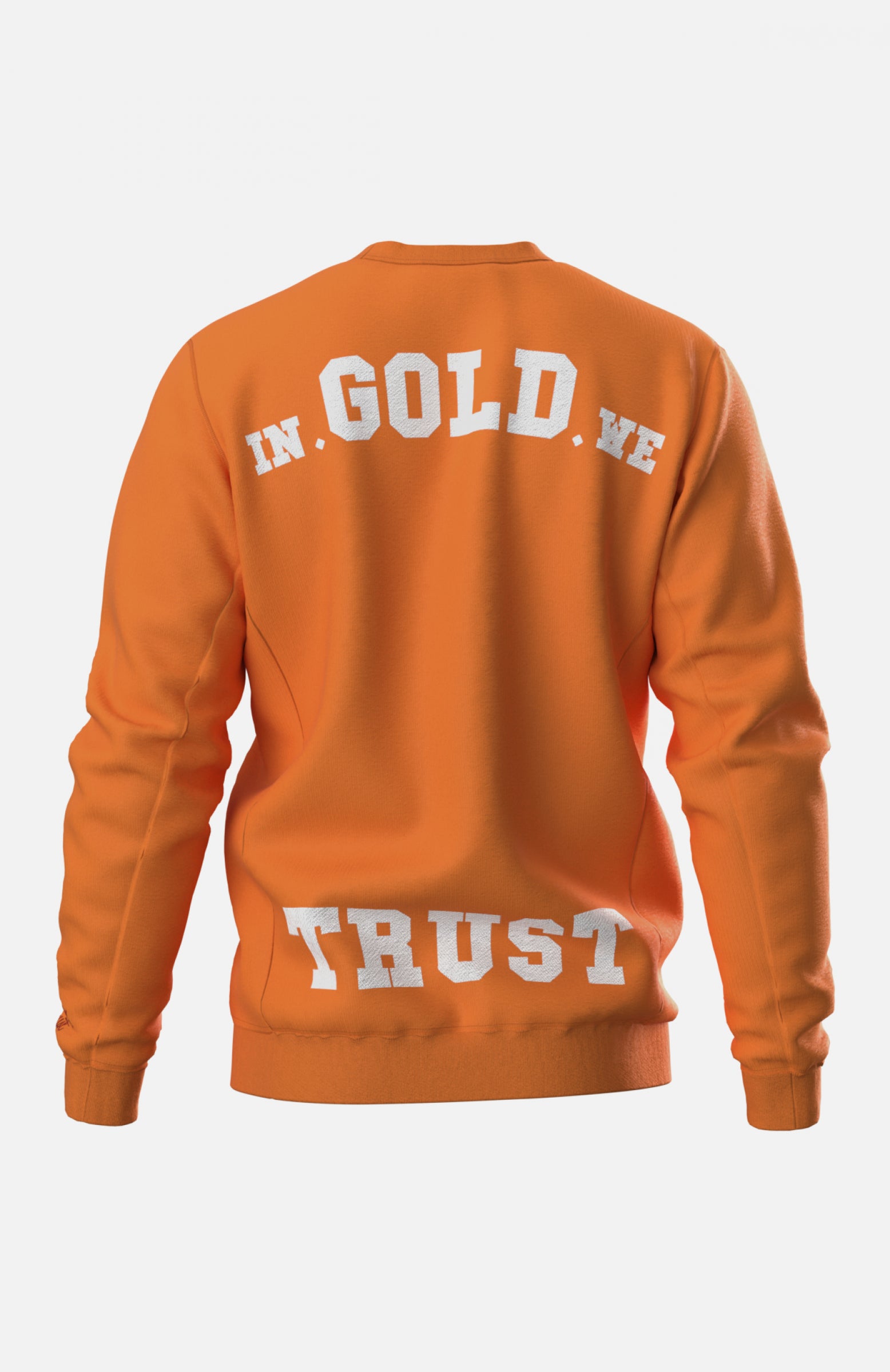 In Gold We Trust Crewneck The Slim 2.0 Sun Orange