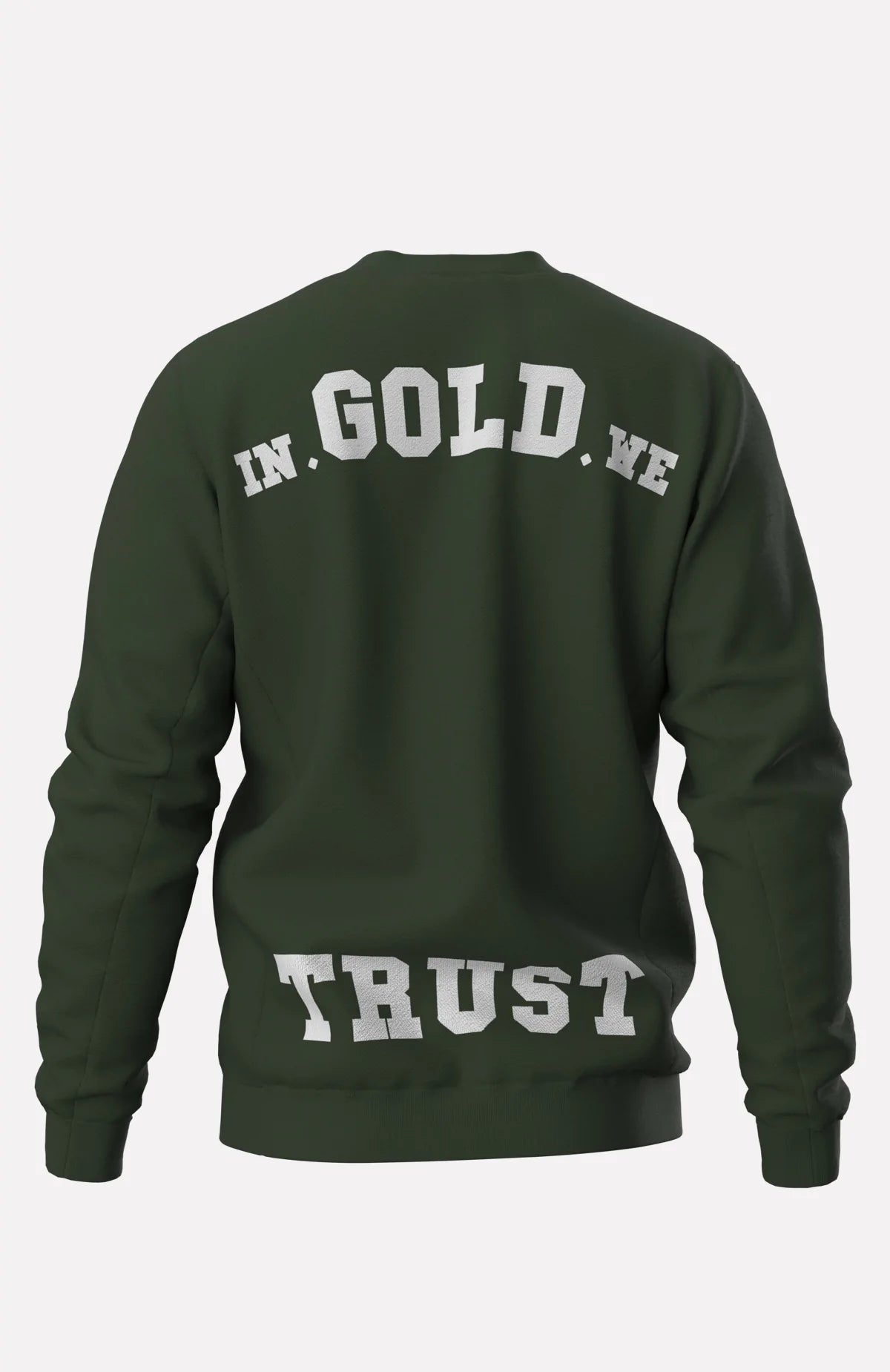 In Gold We Trust Crewneck The Slim 2.0 Forest Night